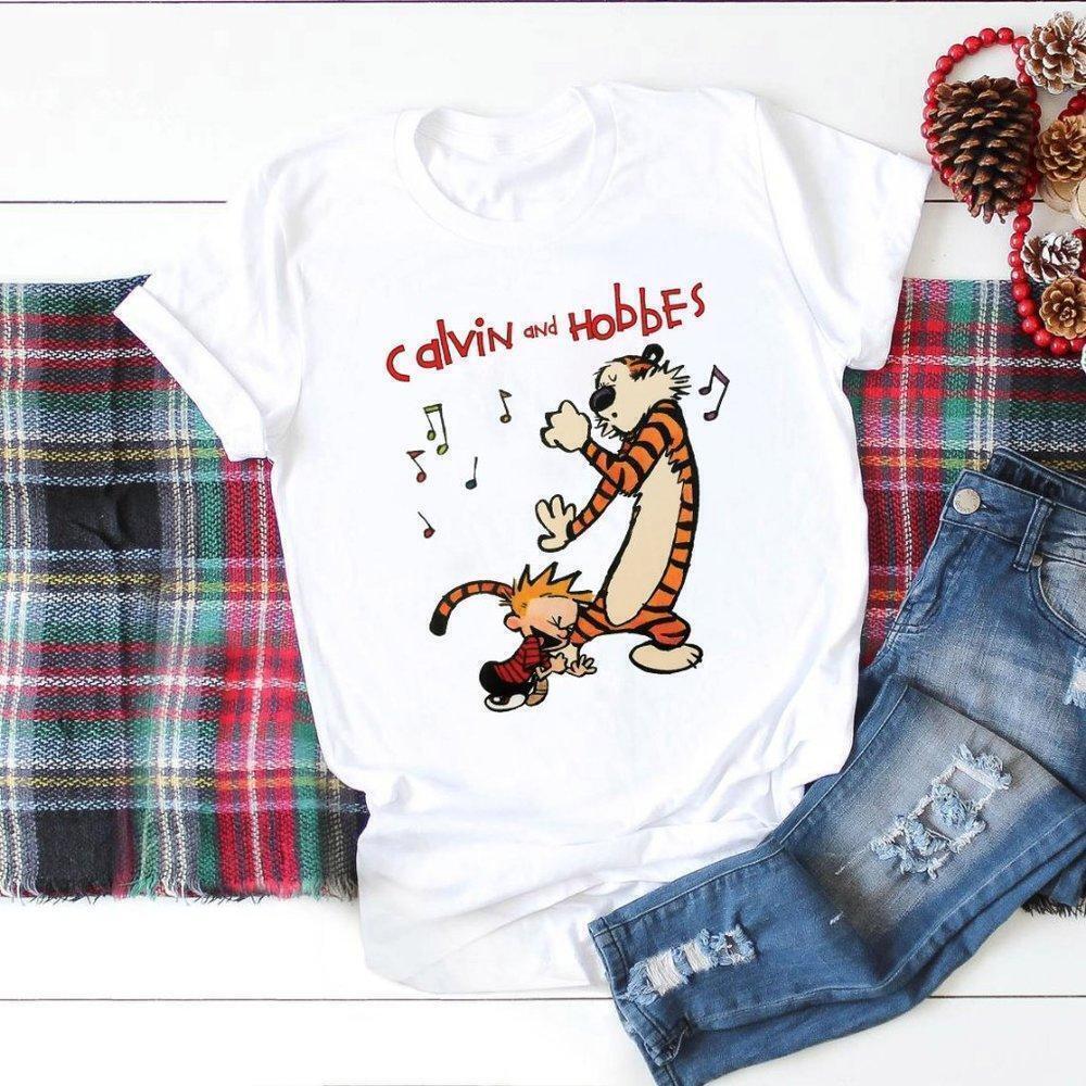 Calvin Hobbes Play Dancing Shirt